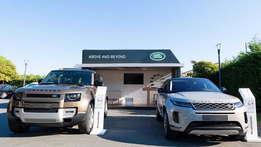 Land Rover Pop-Up Showroom, Ekim Ayında İstanbul’da