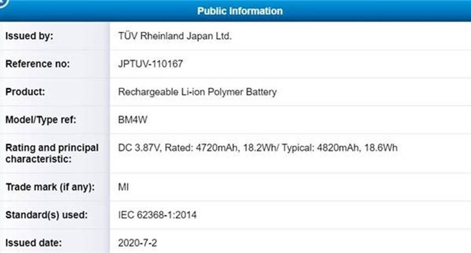 4820 mAh Bataryalı Redmi Note 10 5G Özellikleri Ortaya Çıktı